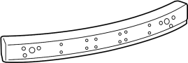 Image of Bumper Impact Bar image for your 2013 Toyota Avalon   