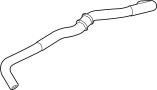 Image of Engine Coolant Hose image for your 2020 Toyota Tundra  SR5 Crew Cab Pickup Fleetside 