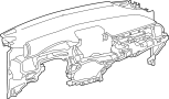 Image of Dashboard Panel image for your 2014 Toyota Tacoma  Base Crew Cab Pickup Fleetside 
