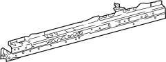 Image of Rocker Panel Reinforcement (Rear) image for your 2014 Toyota Prius Plug-In   