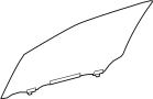 Image of Door Glass (Front) image for your 2023 Toyota Sienna   
