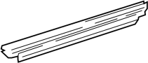 Image of Door Window Belt Weatherstrip (Rear) image for your 2018 Toyota Prius   