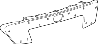 Image of Liftgate Finish Panel image for your 1993 Toyota 4Runner   