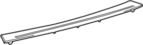Image of Liftgate Finish Panel Trim Plate (Upper) image for your 2019 Toyota C-HR  XLE Sport Utility 