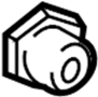 Image of Nut. Lamp. Finish. Tail. (Lower). A Nut used to secure the. image for your 2019 TOYOTA PRIUS L Eco Hatchback