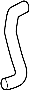 Image of Radiator Coolant Hose (Upper, Lower) image for your 2013 Toyota Prius Plug-In   