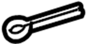 View Suspension Ball Joint Lock Pin (Lower) Full-Sized Product Image 1 of 7