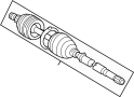Image of CV Joint Kit image for your 2007 Toyota Sienna  CE Mini Cargo Van 