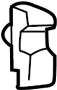 View Seat Belt Anchor Plate Cover (Upper, Lower) Full-Sized Product Image 1 of 3