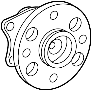 Image of Wheel Bearing and Hub Assembly (Rear) image for your 2017 Toyota Avalon   