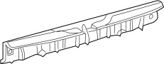 Image of Liftgate Trim Scuff Plate (Rear) image for your 2015 Toyota Avalon   