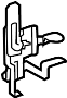 Image of A/C Compressor Bracket image for your 2011 Toyota Sienna  Base Mini Passenger Van 