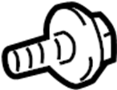 Image of Bolt. Latch. (Rear). A threaded rod with a. image for your 2021 TOYOTA PRIUS LE Hatchback