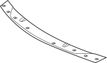 Image of Hood Molding (Front, Rear) image for your 2022 Toyota Tundra  SR Crew Cab Pickup Fleetside 