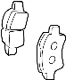 View Disc Brake Pad Set (Left, Front) Full-Sized Product Image