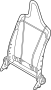 Image of Seat Back Frame (Front) image for your 2023 Toyota 4Runner  TRD Pro Sport Utility 