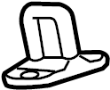 View Liftgate Lock Striker Plate (Lower) Full-Sized Product Image 1 of 6