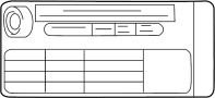 Image of Tire Information Label image for your 1997 Toyota Supra   