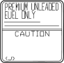 Image of Fuel Information Label image for your Toyota