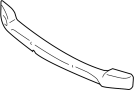 View Bumper Impact Absorber (Front, Upper) Full-Sized Product Image 1 of 2
