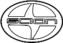Image of Bumper Cover Emblem (Front) image for your 2011 Toyota Camry   