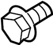 Image of Bolt. Water. A threaded rod with a. image for your 2009 Toyota Camry  LE SEDAN 