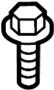 View Bolt. Fender. (Front) Full-Sized Product Image 1 of 3