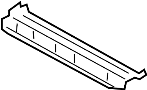 Image of Floor Pan Crossmember (Left, Front, Upper) image for your 2019 Toyota 4Runner   