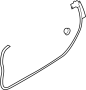 Image of Door Seal (Left, Lower) image for your 2016 Toyota Prius c   