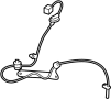 Image of ABS Wheel Speed Sensor (Right, Rear) image for your 2018 Toyota C-HR   