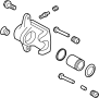 Image of Disc Brake Caliper (Left, Right) image for your 2013 Toyota Corolla   