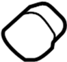 Image of Deck Lid Stop Buffer image for your 2012 Toyota Prius   