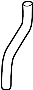 View Automatic Transmission Oil Cooler Hose (Upper) Full-Sized Product Image