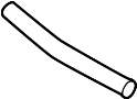 View Automatic Transmission Oil Cooler Hose (Lower) Full-Sized Product Image