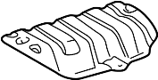 View Floor Pan Heat Shield (Front) Full-Sized Product Image 1 of 1