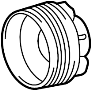 Image of COVER. Cap. Bulb. HEADLIGHT. 2001-03 2001. 2001-03. image for your 2013 Toyota Sequoia   