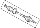 Image of CV Joint Kit (Rear) image for your 2007 Toyota Sienna   