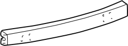 View Bumper Cover Reinforcement Beam Full-Sized Product Image 1 of 1