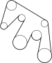 View Serpentine Belt Full-Sized Product Image