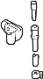 Image of HOSE SUB-ASSY, REAR AXLE BREATHER; HOSE, FRONT AXLE BREATHER image for your 1986 TOYOTA 4RUNNER WAGON, SR-5,GLX