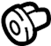 View Grommet. Molding.  Full-Sized Product Image
