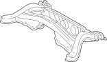 Image of Suspension Subframe Crossmember (Rear) image for your 2011 Toyota Matrix 1.8L M/T FWD Base Wagon 