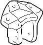 View Suspension Subframe Reinforcement Bracket (Front, Rear, Lower) Full-Sized Product Image