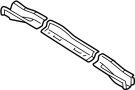 View Floor Pan Crossmember (Front, Rear, Upper, Lower) Full-Sized Product Image