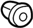 View Nut. Actuator. ABS.  Full-Sized Product Image