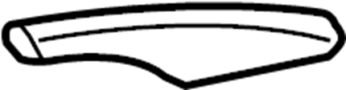 View Roof Rack Cover Clip (Front, Rear) Full-Sized Product Image
