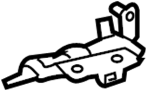 View Fuel Filler Neck Bracket (Front) Full-Sized Product Image