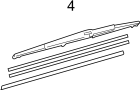 View WIPER. Blade. Refill. INSERT.  Full-Sized Product Image