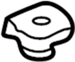View Cover. Bumper. Nut. Retainer. (Upper) Full-Sized Product Image