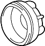 View COVER. Cap. Bulb. HEADLIGHT.  Full-Sized Product Image